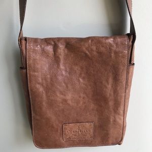 Cole Haan Crossbody Weathered Brown Leather Bag